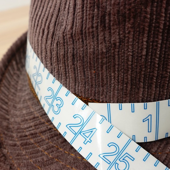 Stetson Western‎ Hat Gray Large Cotton Reverse Corduroy Trilby Traveller Fedora main image 5